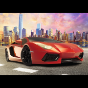 Imagine Puzzle Trefl 1000 Lamborghini roșu