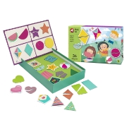 Imagine CUTIE MAGNETICA FORME GEOMETRICE CU 36 DE PIESE