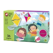 Imagine CUTIE MAGNETICA FORME GEOMETRICE CU 36 DE PIESE