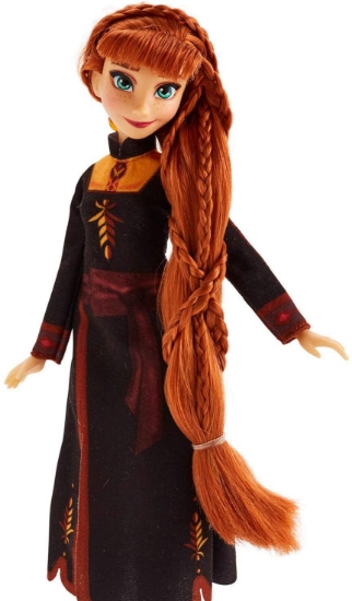 Imagine PAPUSA FROZEN2 ANNA CU PAR LUNG PENTRU IMPLETIT