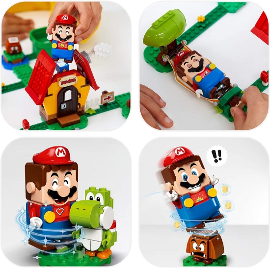 Imagine LEGO SUPER MARIO  SET DE EXTINDERE CASA LUI MARIO SI YOSHI 71367