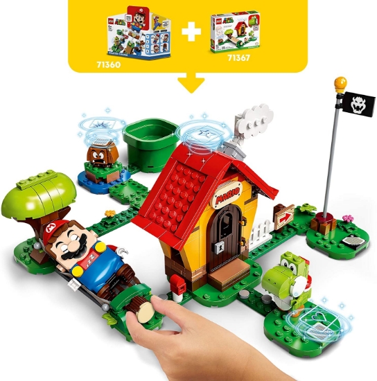 Imagine LEGO SUPER MARIO  SET DE EXTINDERE CASA LUI MARIO SI YOSHI 71367