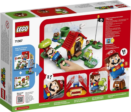 Imagine LEGO SUPER MARIO  SET DE EXTINDERE CASA LUI MARIO SI YOSHI 71367