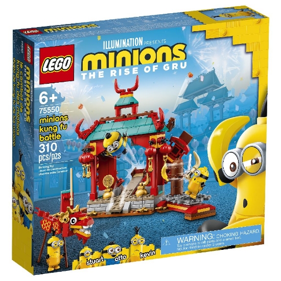 Imagine LEGO MINIONS LUPTA KUNG FU A MINIONILOR 75550