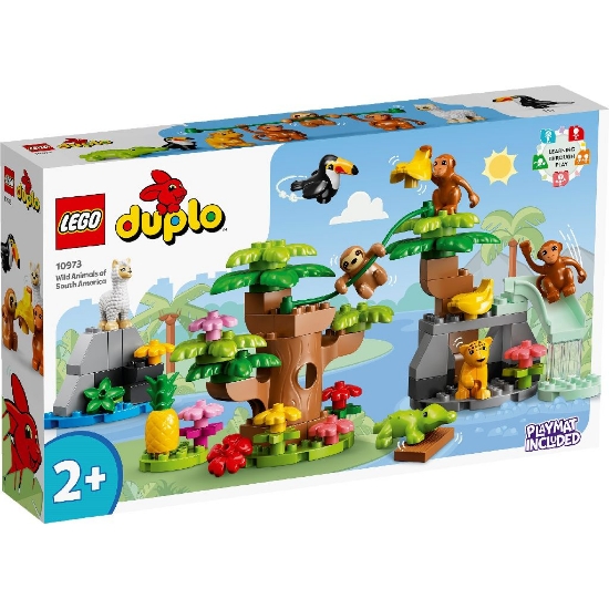 Imagine LEGO DUPLO ANIMALE SALBATICE DIN AMERICA DE SUD 10973