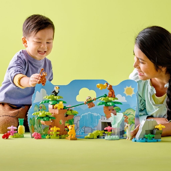 Imagine LEGO DUPLO ANIMALE SALBATICE DIN AMERICA DE SUD 10973