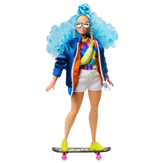 Imagine PAPUSA BARBIE EXTRA STYLE PAR ALBASTRU CARLIONTAT