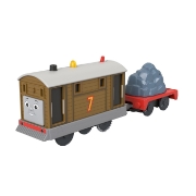 Imagine THOMAS LOCOMOTIVA MOTORIZATA TOBY CU VAGON