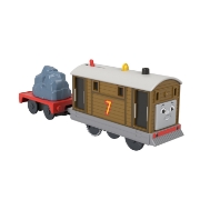 Imagine THOMAS LOCOMOTIVA MOTORIZATA TOBY CU VAGON