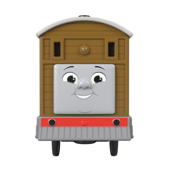 Imagine THOMAS LOCOMOTIVA MOTORIZATA TOBY CU VAGON