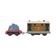 Imagine THOMAS LOCOMOTIVA MOTORIZATA TOBY CU VAGON