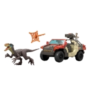 Imagine JURASSIC WORLD REBIRTH SET VEHICUL DE LUPTA LAUNCH N BATTLE CU FIGURINE SI ACCESORII