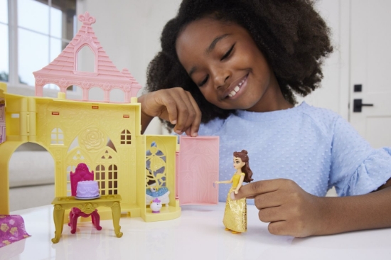 Imagine DISNEY PRINCESS CASTELUL LUI BELLE CU FIGURINE SI ACCESORII