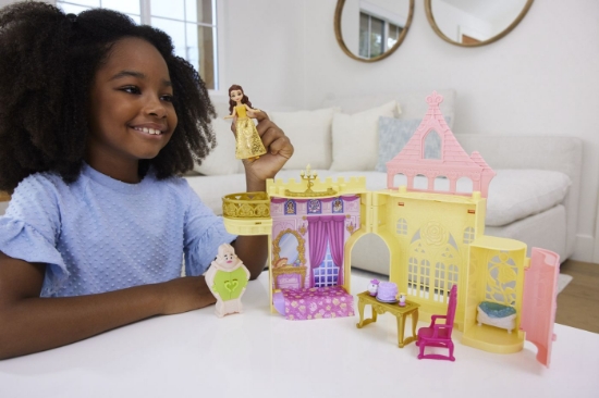 Imagine DISNEY PRINCESS CASTELUL LUI BELLE CU FIGURINE SI ACCESORII