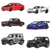 Imagine HOT WHEELS SILVER SERIES SET 6 MASINUTE STRAZILE JAPONIEI