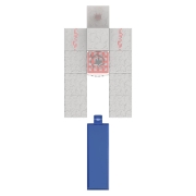 Imagine MINECRAFT CRAFT A BLOCK FIGURINA PIG 8CM