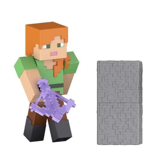 Imagine MINECRAFT CRAFT A BLOCK FIGURINA ALEX 8CM