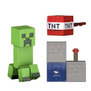 Imagine MINECRAFT CRAFT A BLOCK FIGURINA CREEPER 8CM