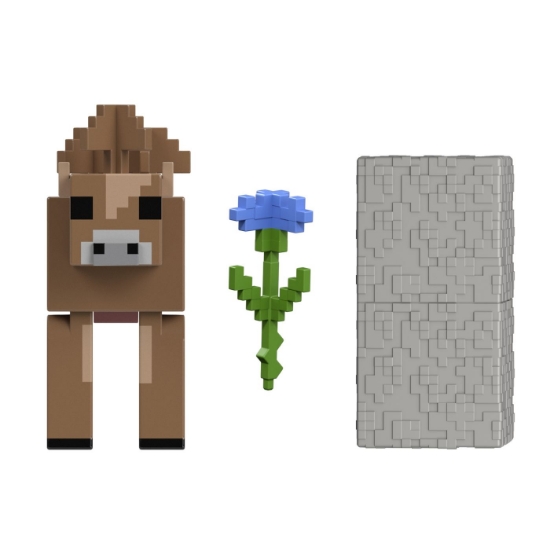 Imagine MINECRAFT CRAFT A BLOCK FIGURINA MOOSHROOM 8CM