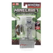 Imagine MINECRAFT CRAFT A BLOCK FIGURINA SKELETON 8CM