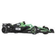 Imagine HOT WHEELS PREMIUM REAL RIDERS FORMULA 1 2024 MASINUTA METALICA KICK SAUBER F1 TEAM NUMARUL 5 SCARA 1 LA 64