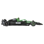 Imagine HOT WHEELS PREMIUM REAL RIDERS FORMULA 1 2024 MASINUTA METALICA KICK SAUBER F1 TEAM NUMARUL 5 SCARA 1 LA 64
