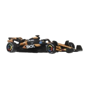 Imagine HOT WHEELS PREMIUM REAL RIDERS FORMULA 1 2024 MASINUTA METALICA MCLAREN FORMULA 1 TEAM NUMARUL 81 SCARA 1 LA 64