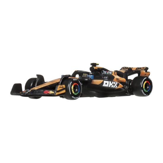Imagine HOT WHEELS PREMIUM REAL RIDERS FORMULA 1 2024 MASINUTA METALICA MCLAREN FORMULA 1 TEAM SCARA 1 LA 64