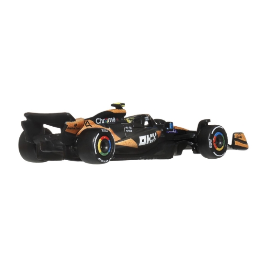 Imagine HOT WHEELS PREMIUM REAL RIDERS FORMULA 1 2024 MASINUTA METALICA MCLAREN FORMULA 1 TEAM SCARA 1 LA 64