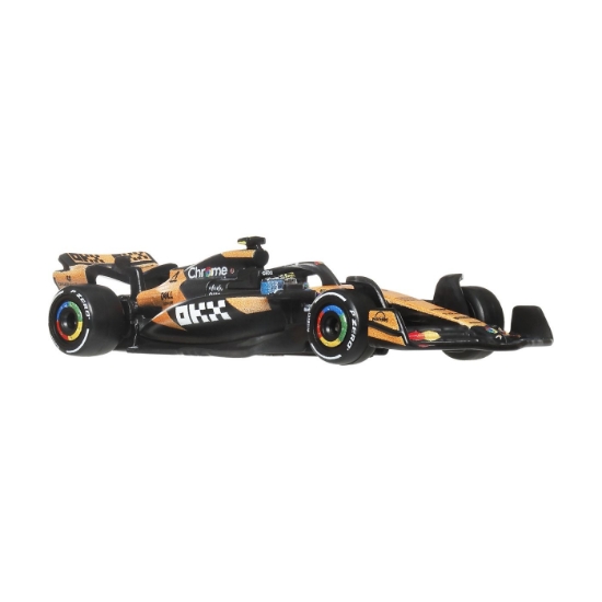 Imagine HOT WHEELS PREMIUM REAL RIDERS FORMULA 1 2024 MASINUTA METALICA MCLAREN FORMULA 1 TEAM SCARA 1 LA 64