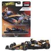 Imagine HOT WHEELS PREMIUM REAL RIDERS FORMULA 1 2024 MASINUTA METALICA MCLAREN FORMULA 1 TEAM SCARA 1 LA 64