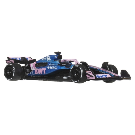 Imagine HOT WHEELS PREMIUM REAL RIDERS FORMULA 1 2024 MASINUTA METALICA BWT ALPINE FORMULA ONE TEAM SCARA 1 LA 64