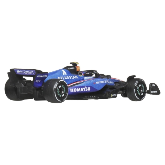 Imagine HOT WHEELS PREMIUM REAL RIDERS FORMULA 1 2024 MASINUTA METALICA ATLASSIAN WILLIAMS RACING SCARA 1 LA 64