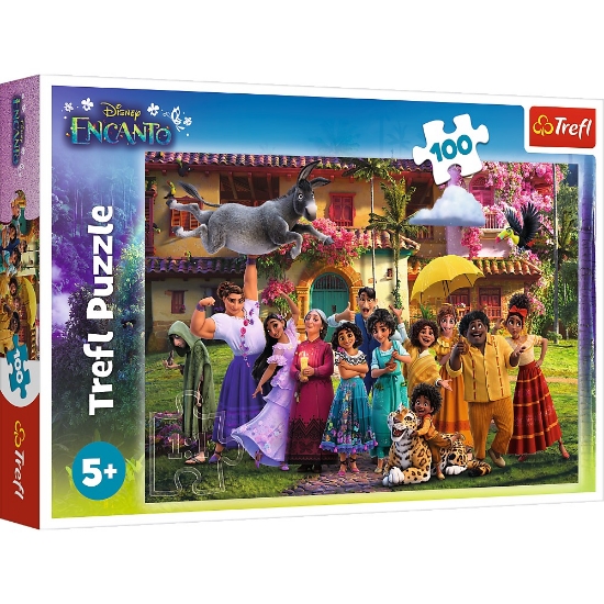 Imagine PUZZLE TREFL 100 DISNEY ENCANTO MAGIA DIN ENCANTO