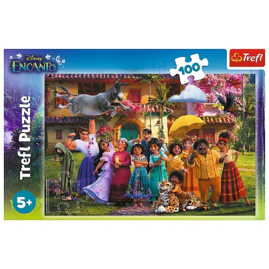 Imagine PUZZLE TREFL 100 DISNEY ENCANTO MAGIA DIN ENCANTO