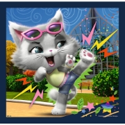 Imagine PUZZLE TREFL 3IN1 44 CATS PISICILE DRAGALASE