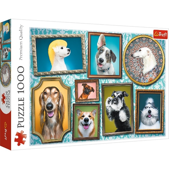 Imagine Puzzle Trefl 1000 – Galeria cățeilor