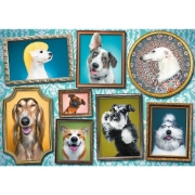 Imagine Puzzle Trefl 1000 – Galeria cățeilor
