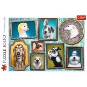 Imagine Puzzle Trefl 1000 – Galeria cățeilor