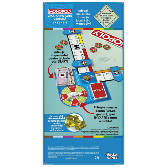 Imagine MONOPOLY EXTENSIE JACKPOT PARCARE GRATUITA PENTRU JOCUL MONOPOLY IN LIMBA ROMANA