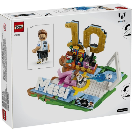 Imagine LEGO EDITIONS LIONEL MESSI MOMENTE IMPORTANTE DIN FOTBAL 43011