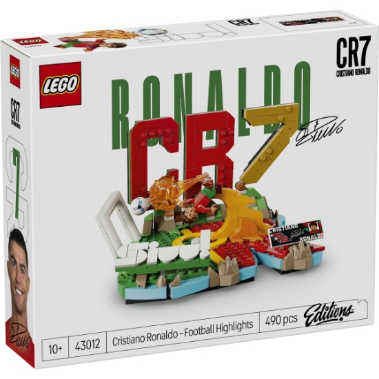 Imagine LEGO EDITIONS CRISTIANO RONALDO MOMENTE IMPORTANTE DIN FOTBAL 43012