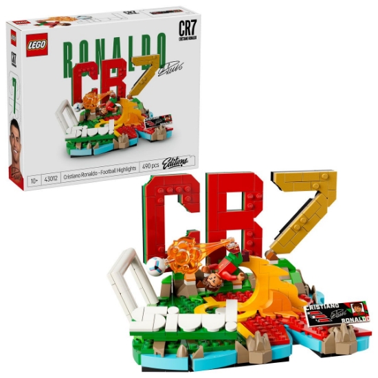 Imagine LEGO EDITIONS CRISTIANO RONALDO MOMENTE IMPORTANTE DIN FOTBAL 43012