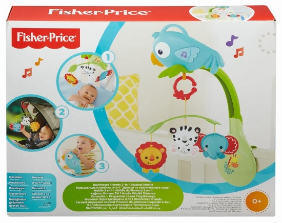 Imagine SUPORT PENTRU PATUT SI CARUCIOR PRIETENII DIN PADURE FISHER PRICE