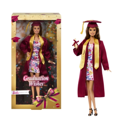 Imagine BARBIE SIGNATURE PAPUSA BARBIE DORINTE DE ABSOLVIRE