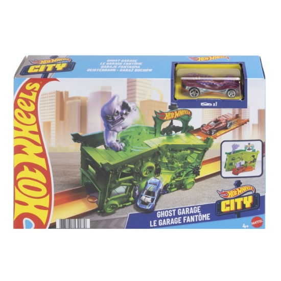 Imagine HOT WHEELS CITY SET DE JOACA GARAJUL FANTOMA