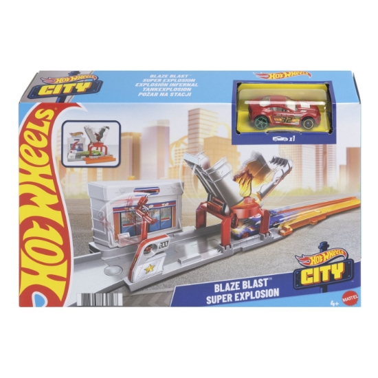 Imagine HOT WHEELS CITY SET DE JOACA SUPER EXPLOZIE