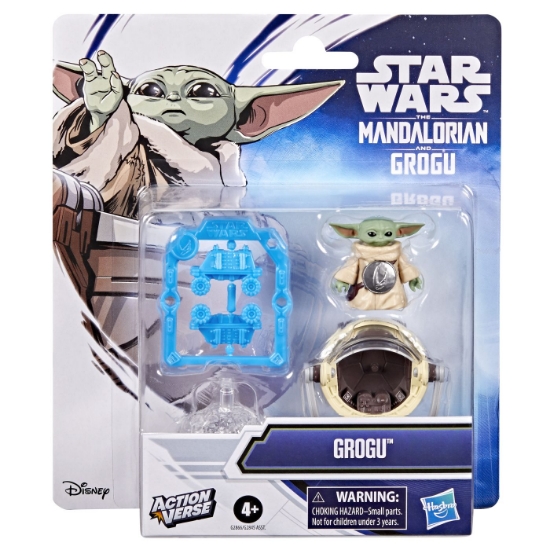Imagine STAR WARS MANDALORIAN SI GROGU ACTION VERSE SET FIGURINA GROGU SI ACCESORII