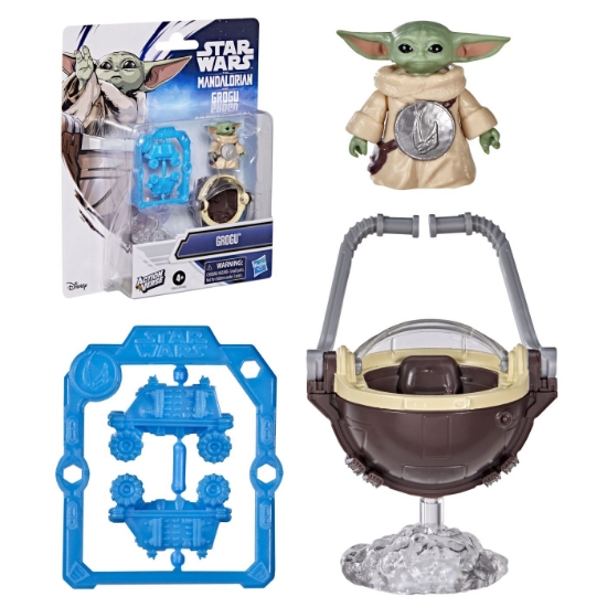 Imagine STAR WARS MANDALORIAN SI GROGU ACTION VERSE SET FIGURINA GROGU SI ACCESORII