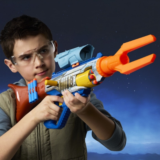 Imagine NERF BLASTER ELITE STAR WARS MANDALORIAN SI GROGU 8IN1
